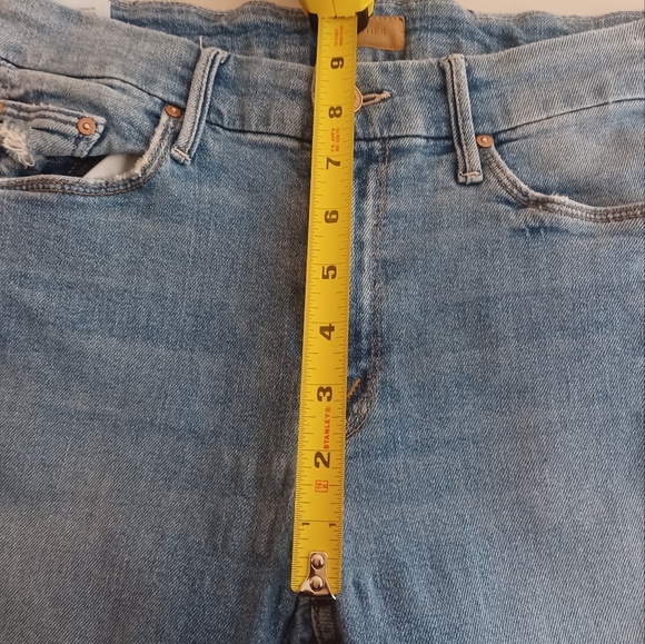 Mother Love Gun The Looker Ankle Fray Sz 28 Jeans - Picture 15 of 16